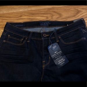 NWT: Lucky Brand Brooke Straight dark rinse jeans